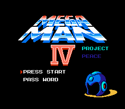 Mega Man 4 - Project Peace (beta)